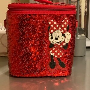 Disney Minnie Mouse Red and White Travel Pouch